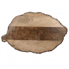 Jodhpuri Elm Leaf Wood Cheese Board JODH1217